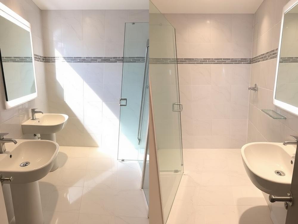 Bathroom restoration after